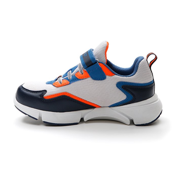 Zapatillas Deportivas Lotto Libra AMF 5 II CL S Niños Blancas Azules Negras | WT147384I7