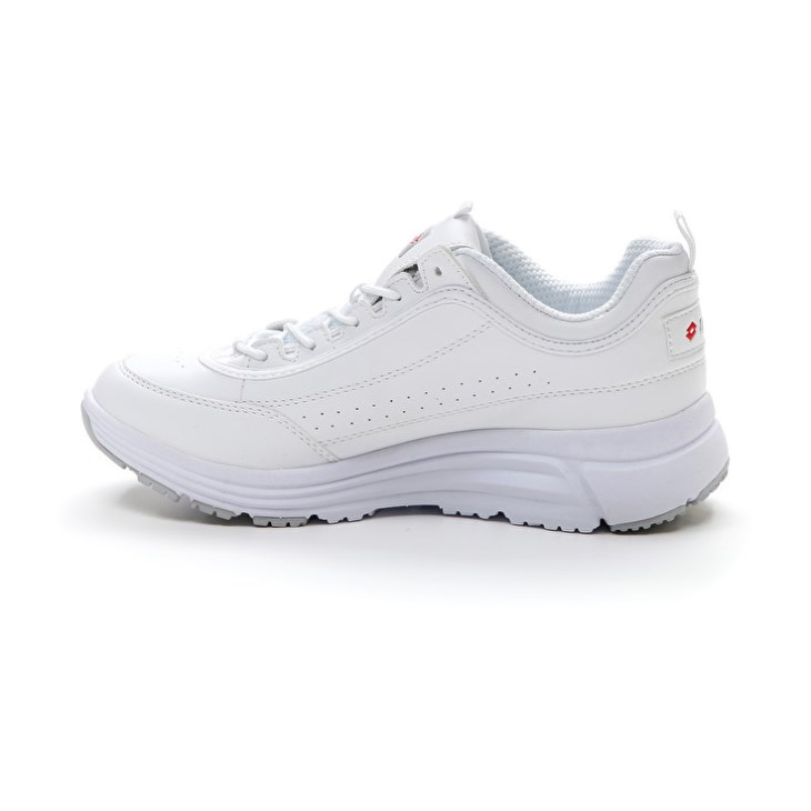 Zapatillas Deportivas Lotto Love Ride Prime II W Mujer Blancas Rojas | MI648304L5