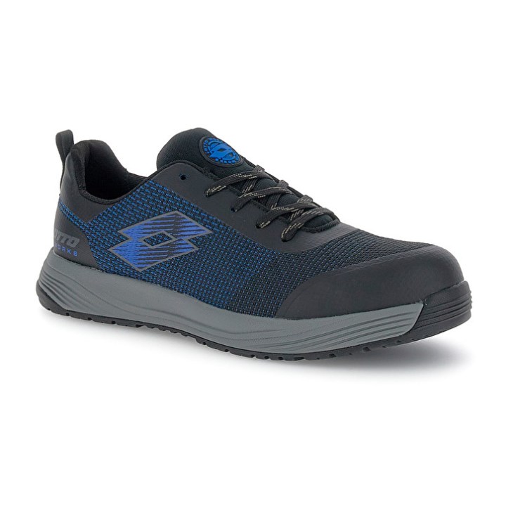 Zapatillas Deportivas Lotto Move 400 S1PL SR HRO Hombre Negras Azules | RT467466U9