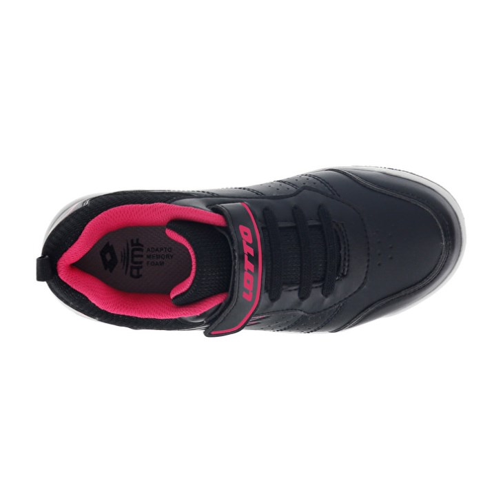 Zapatillas Deportivas Lotto Set Ace AMF Xiv CL SL Niños Negras Fucsia | ZX695279S7