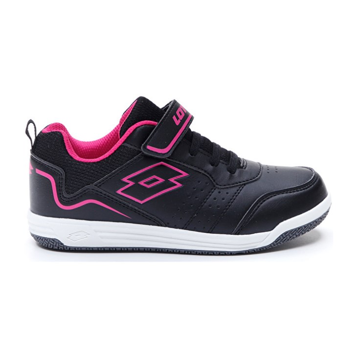 Zapatillas Deportivas Lotto Set Ace AMF Xiv CL SL Niños Negras Fucsia | ZX695279S7