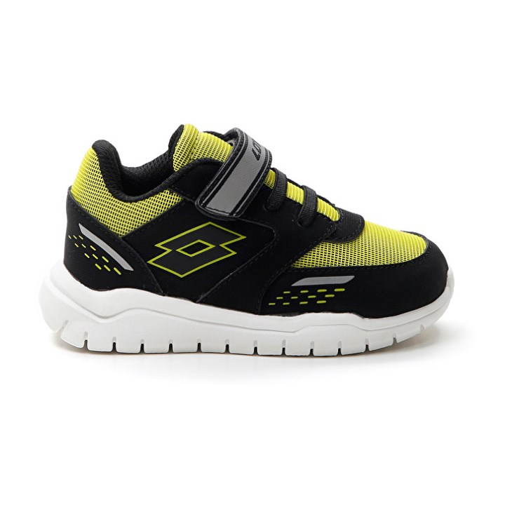 Zapatillas Deportivas Lotto Spacelite AMF 2 II INF S Niños Negras Verde | LF196169K1