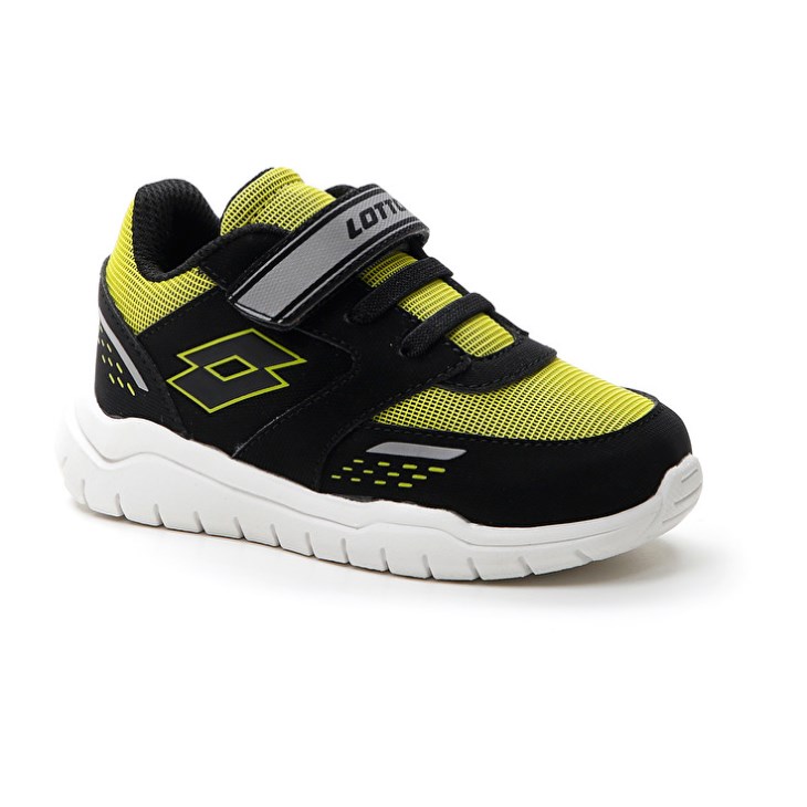 Zapatillas Deportivas Lotto Spacelite AMF 2 II INF S Niños Negras Verde | LF196169K1