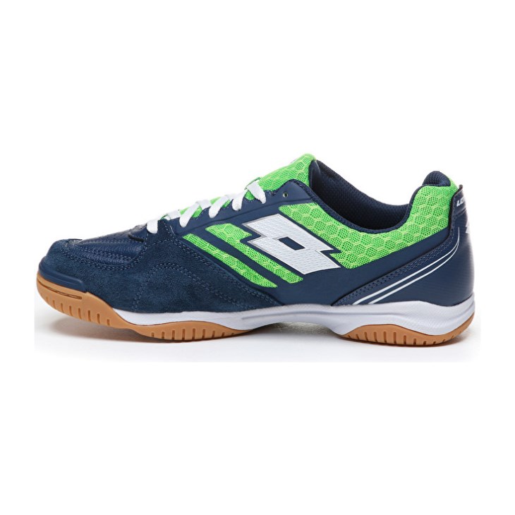 Zapatillas Fútbol Sala Lotto Tacto 200 IV Hombre Azul Marino Azules Verde | IA340854A0