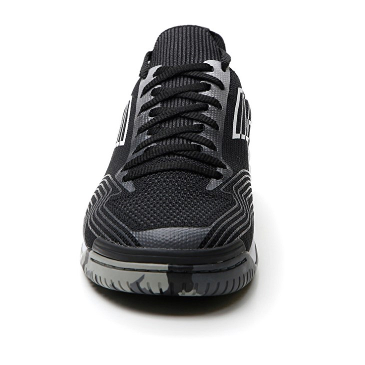 Zapatillas Fútbol Sala Lotto Tacto 250 ID Hombre Negras Blancas Gris | NO582378S3