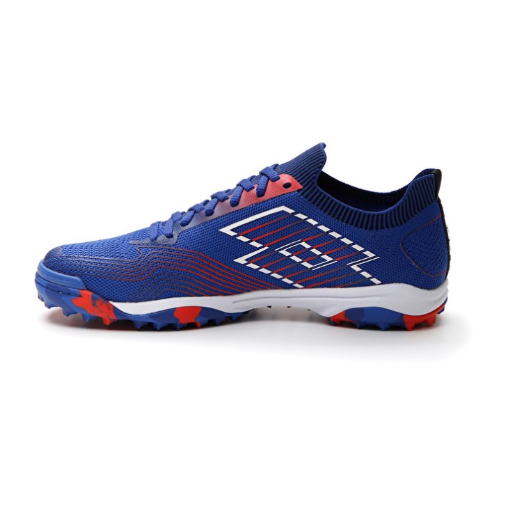Zapatillas Fútbol Sala Lotto Tacto 250 TF Hombre Azules Blancas Rojas | KM186618Q9