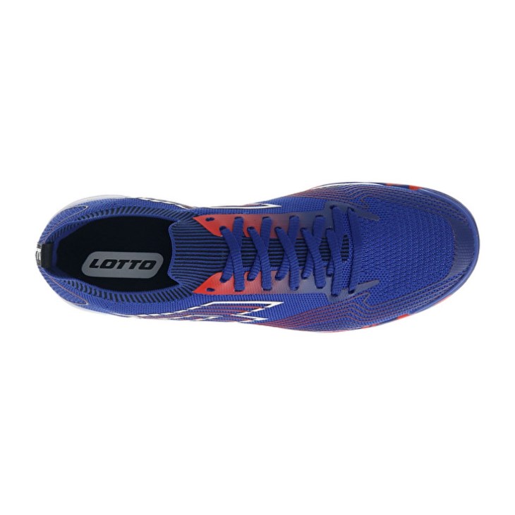 Zapatillas Fútbol Sala Lotto Tacto 250 TF Hombre Azules Blancas Rojas | KM186618Q9