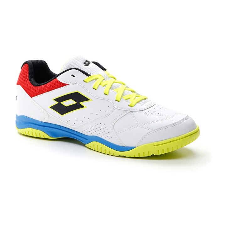 Zapatillas Fútbol Sala Lotto Tacto 300 VII ID Hombre Blancas Amarillo | KY117841W2