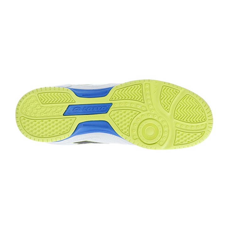 Zapatillas Fútbol Sala Lotto Tacto 300 VII ID Hombre Blancas Amarillo | KY117841W2