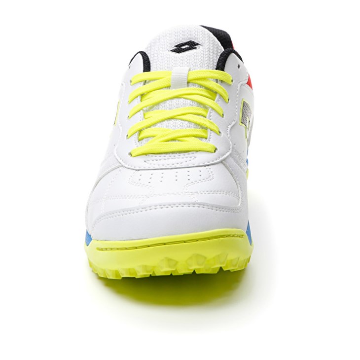 Zapatillas Fútbol Sala Lotto Tacto 300 VII TF Hombre Blancas Amarillo | ZJ583768W3