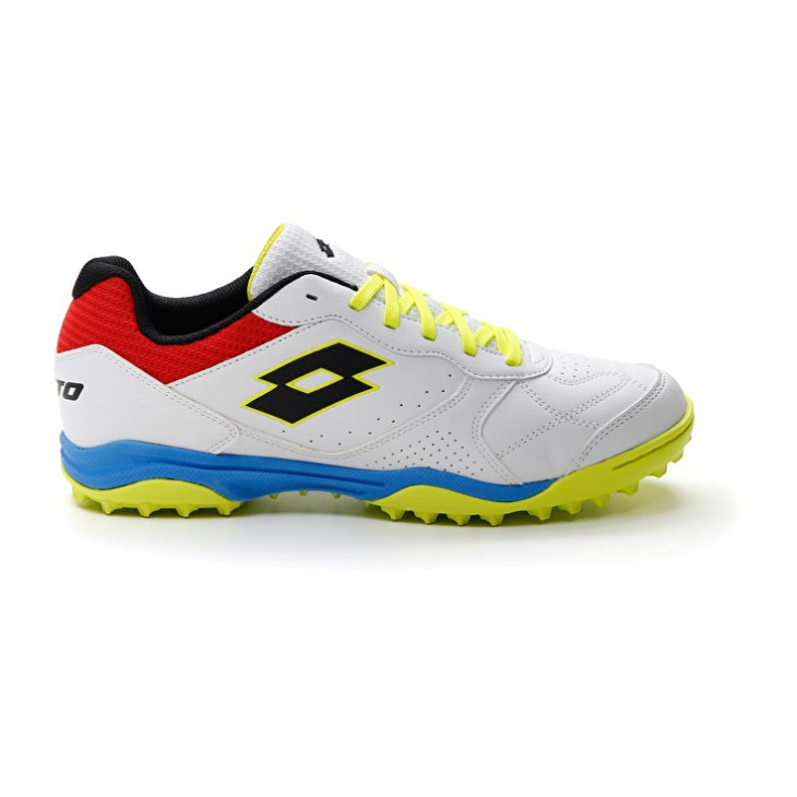 Zapatillas Fútbol Sala Lotto Tacto 300 VII TF Hombre Blancas Amarillo | ZJ583768W3