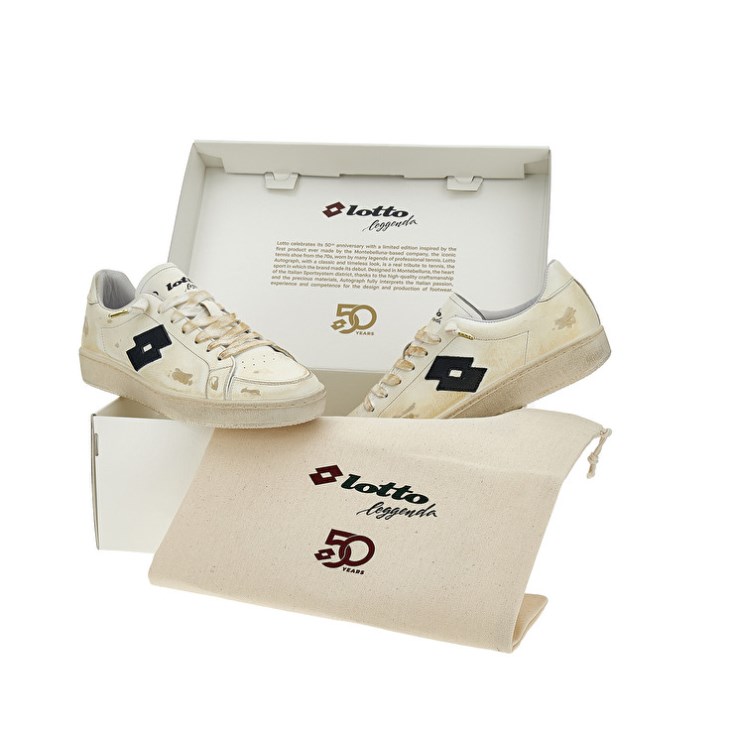 Zapatillas Lotto Autograph 50 YRS Hombre Creme | WP766796B1