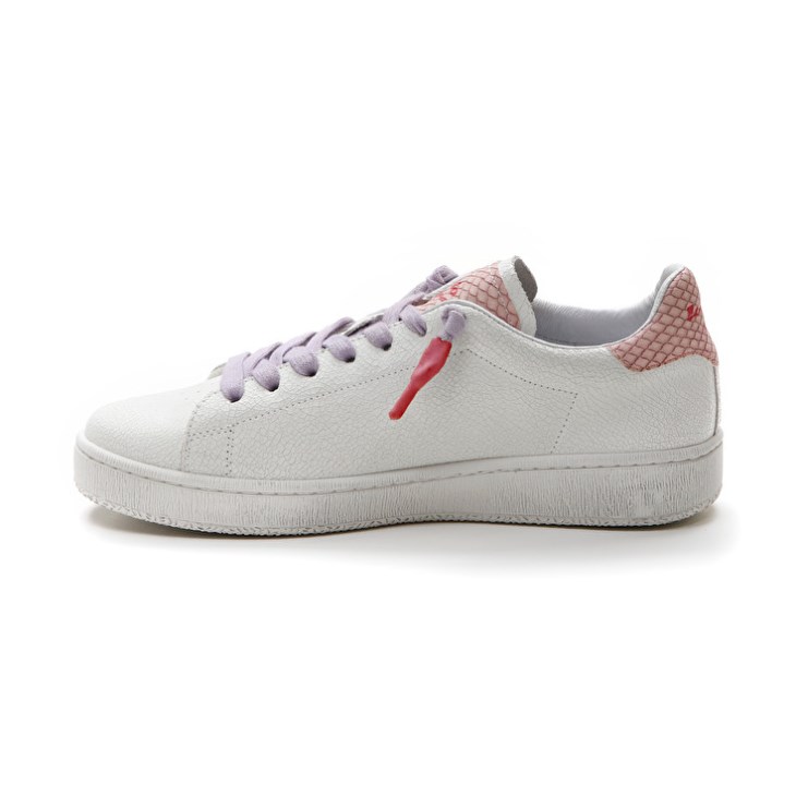 Zapatillas Lotto Autograph Crack W Mujer Blancas Moradas Coral Claro | CG598989L0