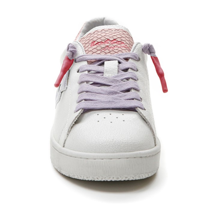 Zapatillas Lotto Autograph Crack W Mujer Blancas Moradas Coral Claro | CG598989L0