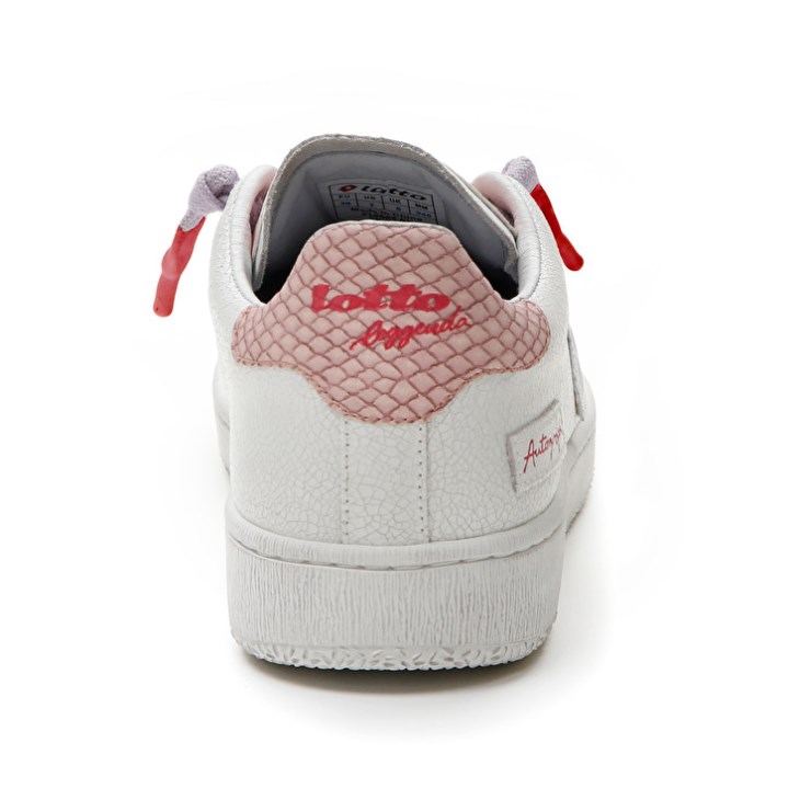 Zapatillas Lotto Autograph Crack W Mujer Blancas Moradas Coral Claro | CG598989L0