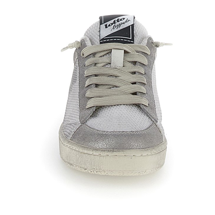 Zapatillas Lotto Autograph Grid 1 Hombre Blancas Gris Oscuro Plateadas | FN043324B8