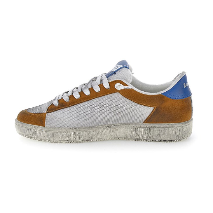 Zapatillas Lotto Autograph Grid 2 Hombre Blancas Amarillo Azules | JS708670R4