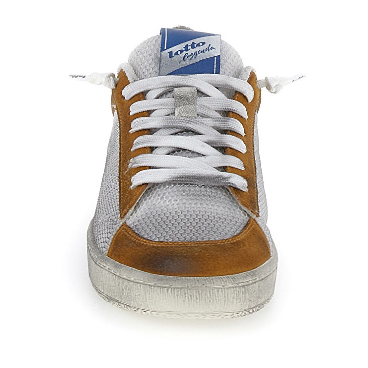 Zapatillas Lotto Autograph Grid 2 Hombre Blancas Amarillo Azules | JS708670R4