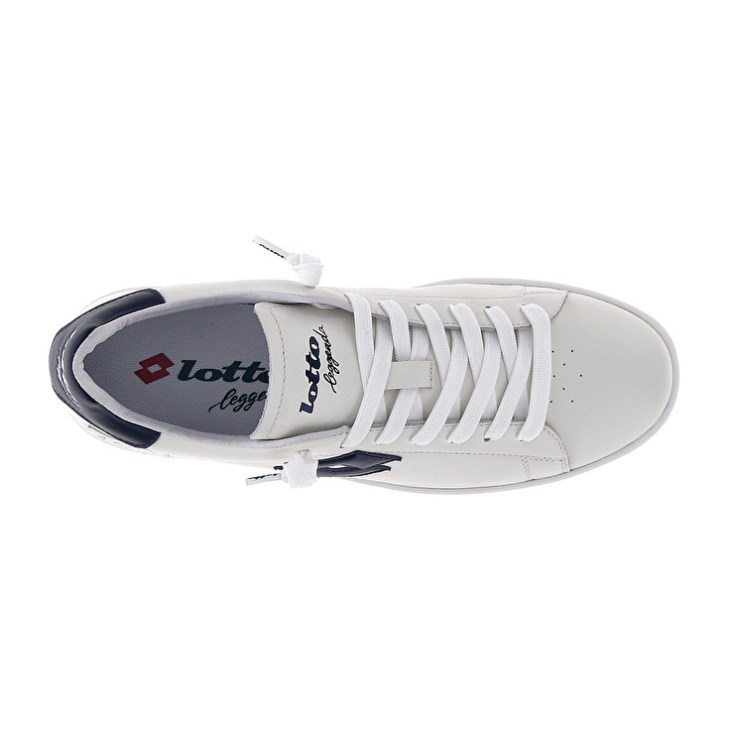 Zapatillas Lotto Autograph Hombre Blancas Azules | EP159415T6