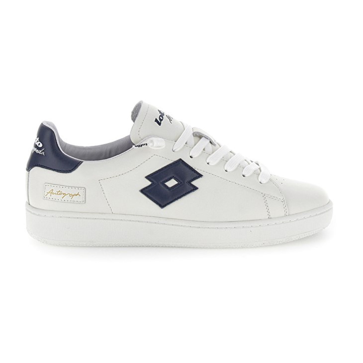 Zapatillas Lotto Autograph Hombre Blancas Azules | EP159415T6