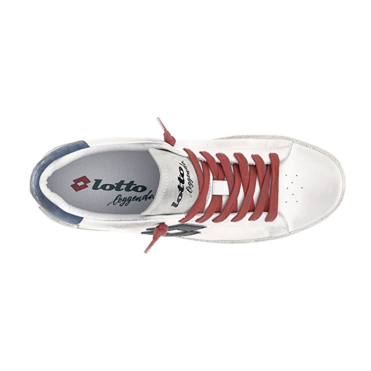 Zapatillas Lotto Autograph Legend 1 Hombre Blancas Negras Gris | VT741614F2