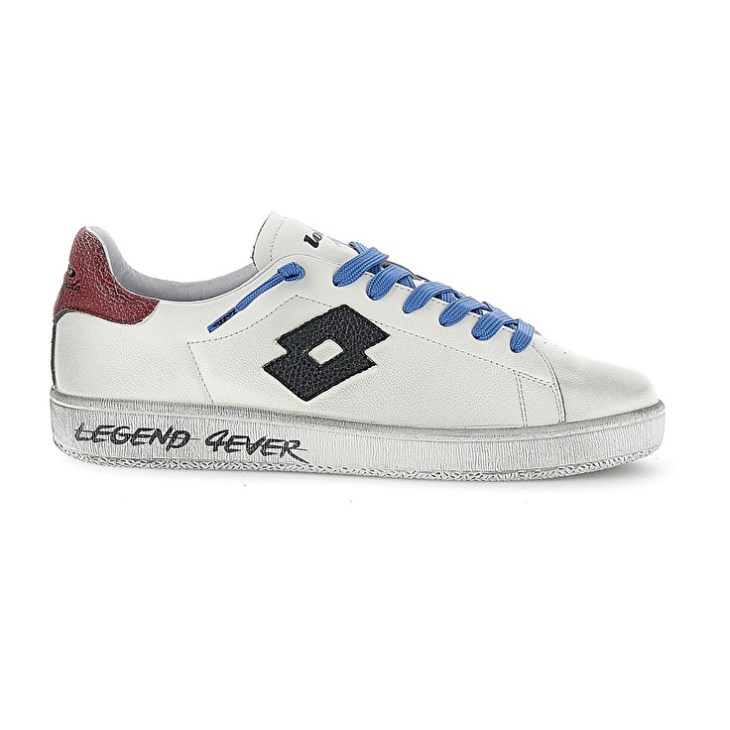 Zapatillas Lotto Autograph Legend 2 Hombre Blancas Negras Rojas | PL451945X8