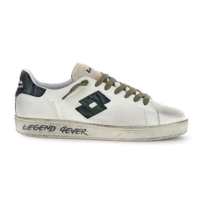 Zapatillas Lotto Autograph Legend 3 Hombre Blancas Azules Oscuro Marrones | KZ377697K7