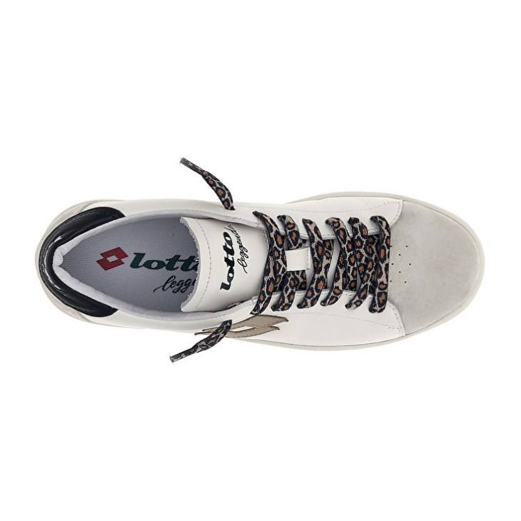 Zapatillas Lotto Autograph Leo Lace W Mujer Blancas Doradas | GX525702E7