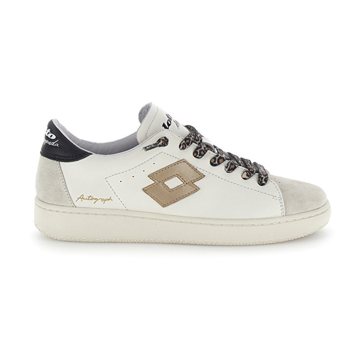 Zapatillas Lotto Autograph Leo Lace W Mujer Blancas Doradas | GX525702E7