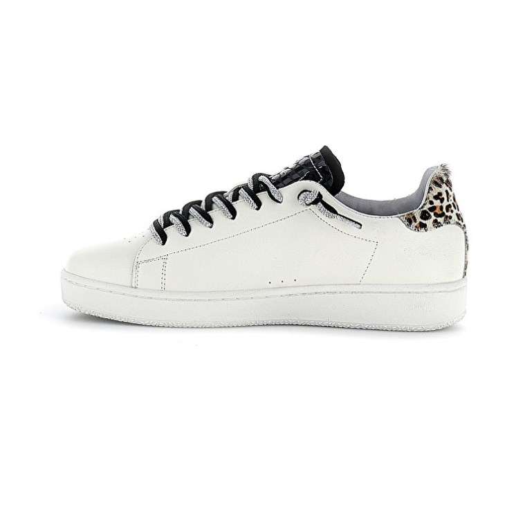 Zapatillas Lotto Autograph Leopard W Mujer Blancas Negras Marrones | EF489588S1