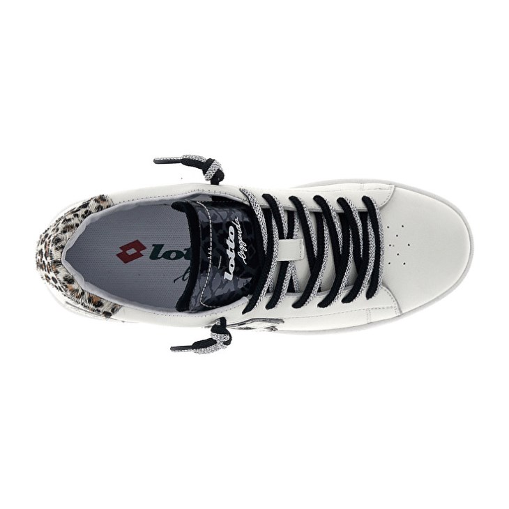 Zapatillas Lotto Autograph Leopard W Mujer Blancas Negras Marrones | EF489588S1