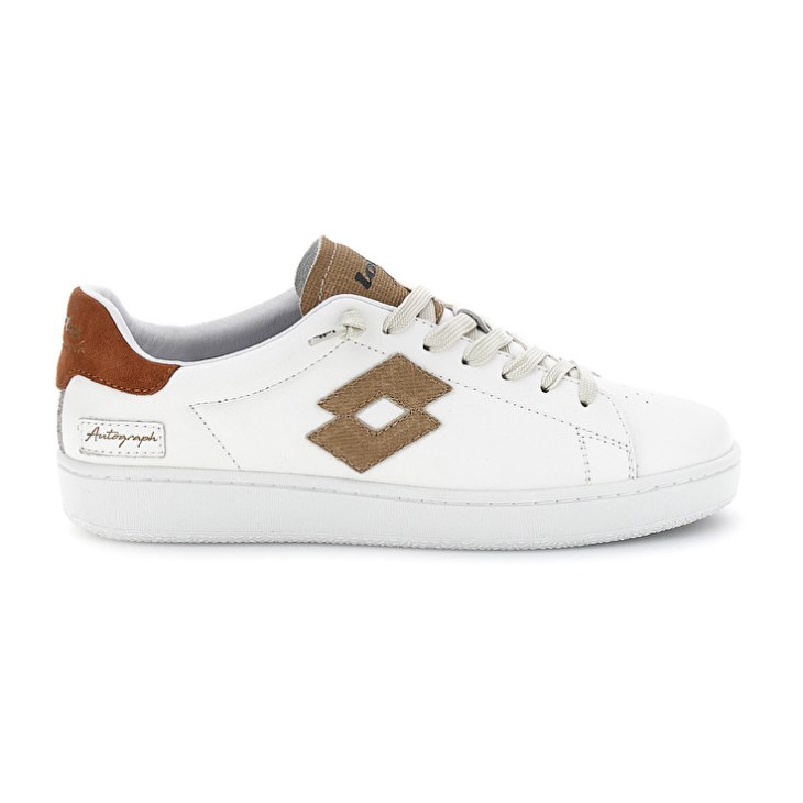 Zapatillas Lotto Autograph Lizard Hombre Blancas | PU486748H4