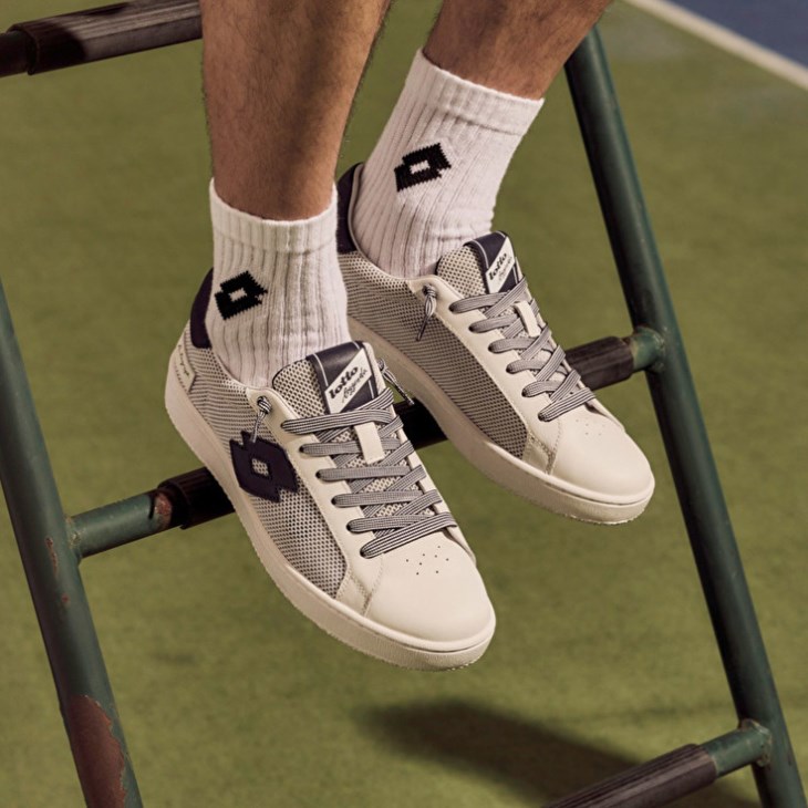 Zapatillas Lotto Autograph NET Hombre Blancas Azules | TI073397U3