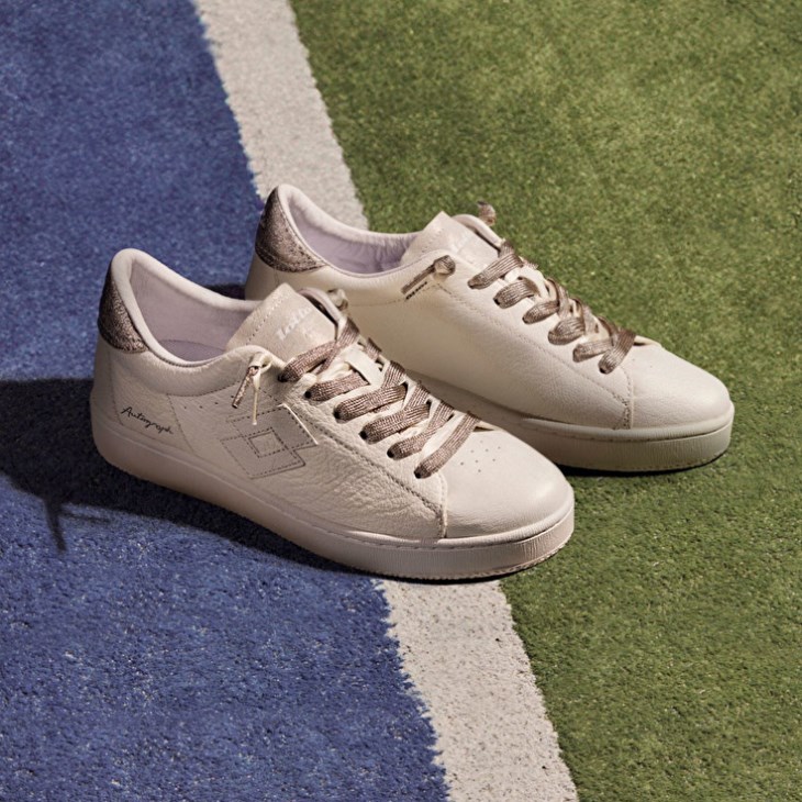 Zapatillas Lotto Autograph Pearl W Mujer Blancas Doradas | QA395209I1