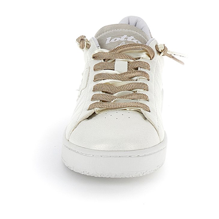 Zapatillas Lotto Autograph Pearl W Mujer Blancas Doradas | QA395209I1