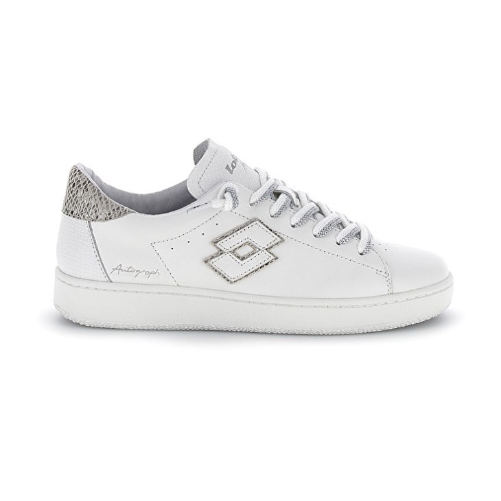 Zapatillas Lotto Autograph Snake W Mujer Blancas | RK172637N4