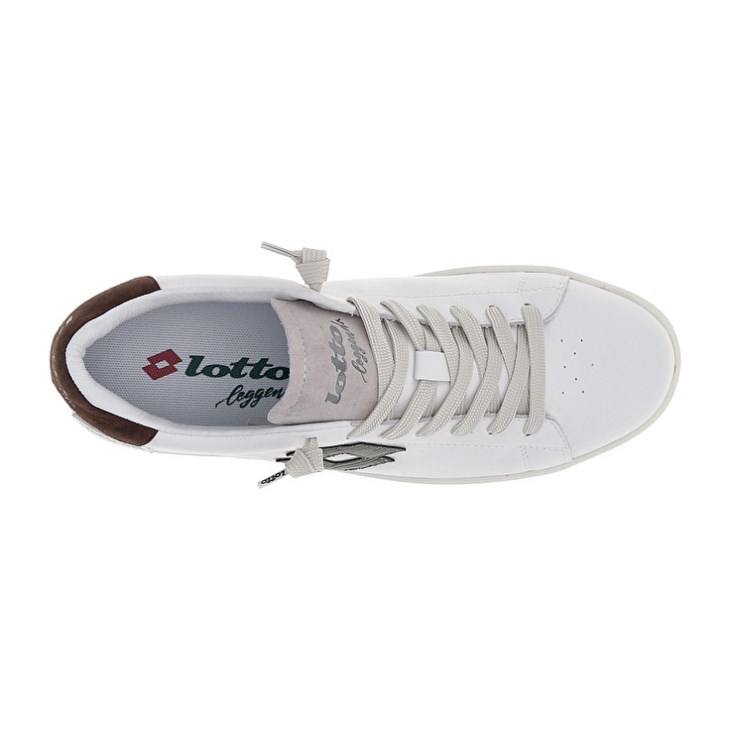 Zapatillas Lotto Autograph Stripes 2 Hombre Blancas | NJ802260T9
