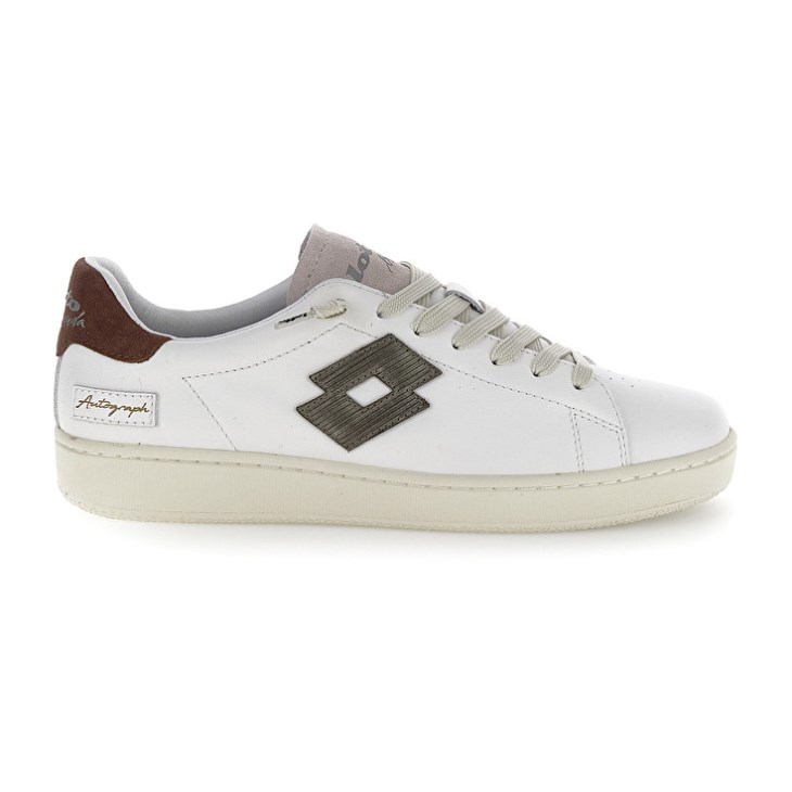 Zapatillas Lotto Autograph Stripes 2 Hombre Blancas | NJ802260T9