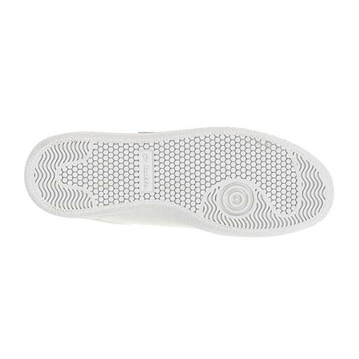 Zapatillas Lotto Autograph Suede Hombre Blancas Negras Rojas | QD034163S9