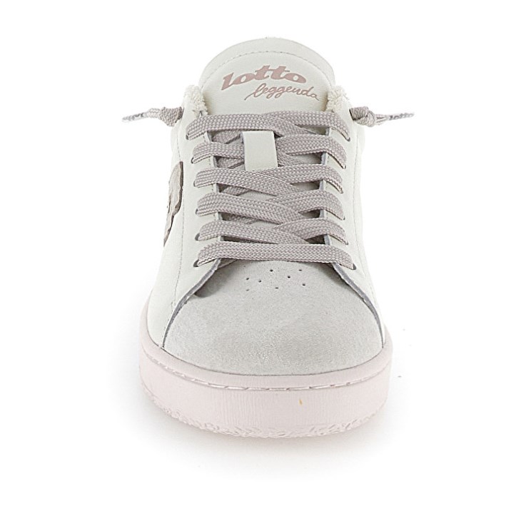 Zapatillas Lotto Autograph Suede W Mujer Blancas Plateadas | RT770607T6