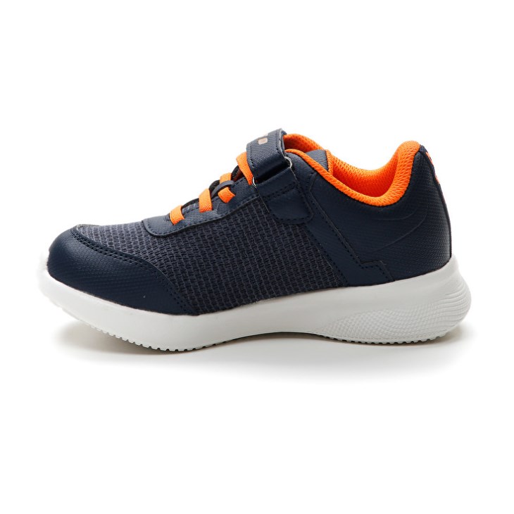 Zapatillas Lotto Evolite AMF III Mlg CL S Niños Azules Negras Naranjas | AD399459T3