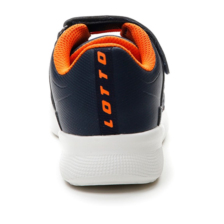 Zapatillas Lotto Evolite AMF III Mlg CL S Niños Azules Negras Naranjas | AD399459T3