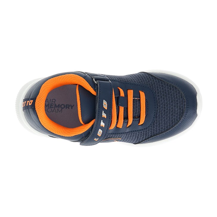 Zapatillas Lotto Evolite AMF III Mlg CL S Niños Azules Negras Naranjas | AD399459T3