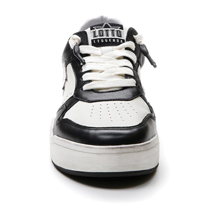 Zapatillas Lotto Hoop Stars 1 Hombre Blancas Negras | PG284478P4