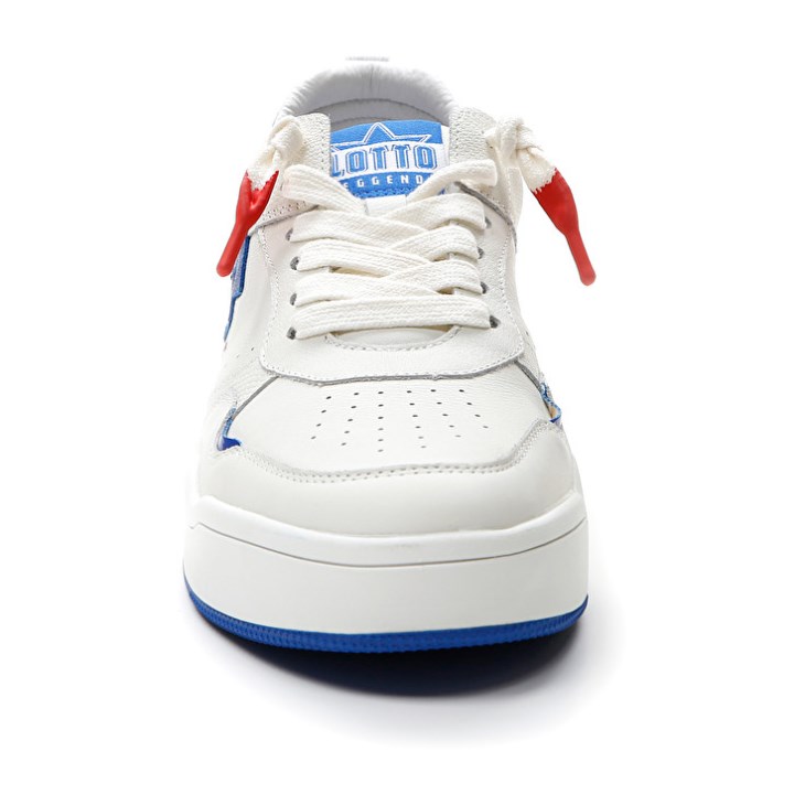 Zapatillas Lotto Hoop Stars Hombre Blancas Azules | YN338163P5
