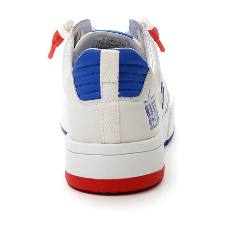 Zapatillas Lotto Hoop Stars Hombre Blancas Azules | YN338163P5