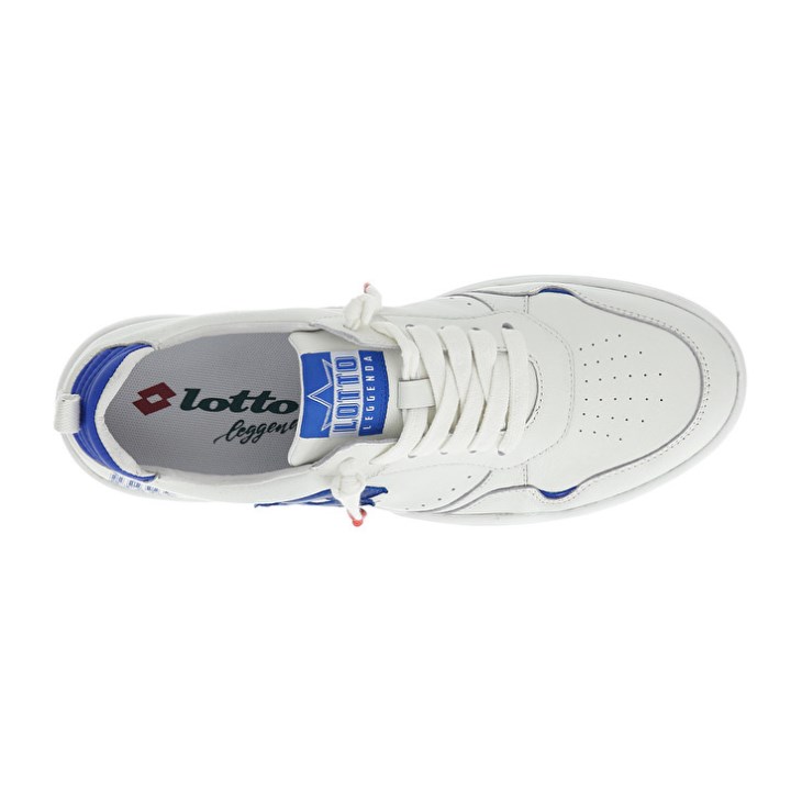 Zapatillas Lotto Hoop Stars Hombre Blancas Azules | YN338163P5