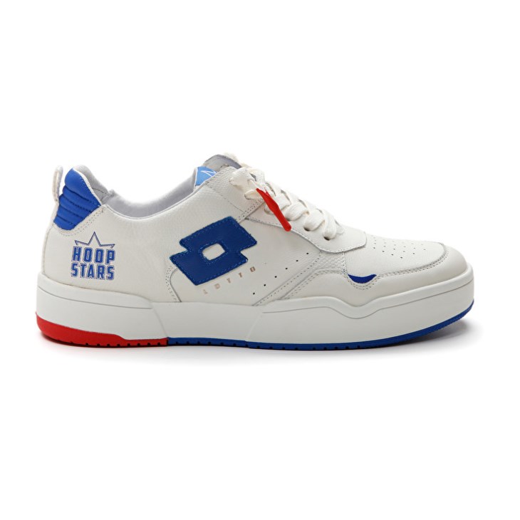 Zapatillas Lotto Hoop Stars Hombre Blancas Azules | YN338163P5