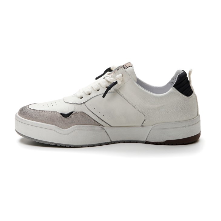 Zapatillas Lotto Hoop Stars RUB Hombre Blancas Negras Amarillo | YF206920X1