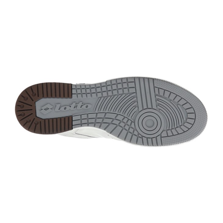 Zapatillas Lotto Hoop Stars RUB Hombre Blancas Negras Amarillo | YF206920X1